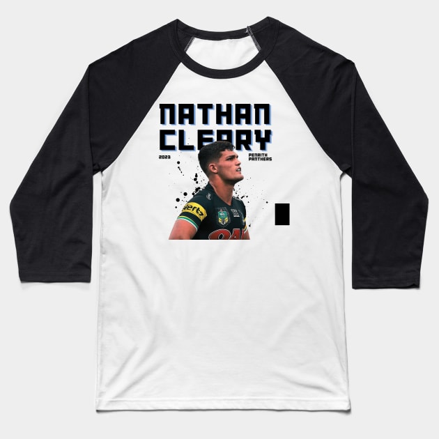 Nathan Cleary Baseball T-Shirt by Lottz_Design 